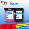 for HP 60XL / CC644W ink cartridge for HP60 Tri-color cartridge
